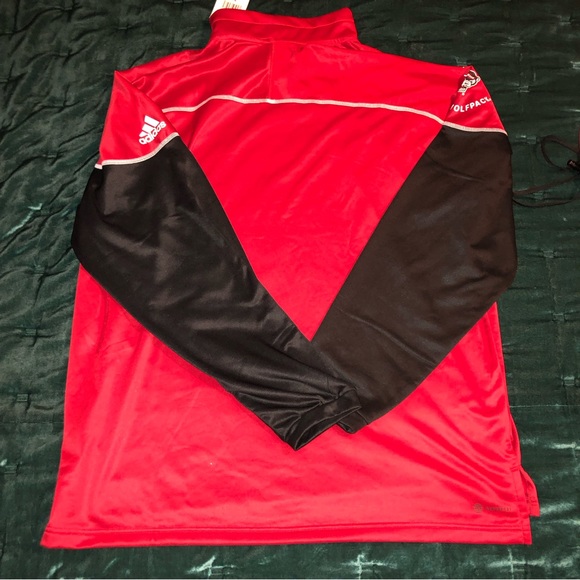 NWT [Adidas] NC Wolfpack Long Sleeve Player Top - Picture 2 of 9